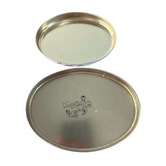 Jingle Bells- oval - decorative Christmas tin- vintage canisters - music notes - Picture 4 of 5